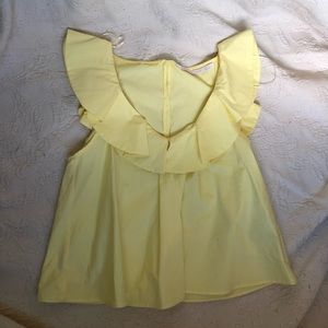 Yellow Zara Top